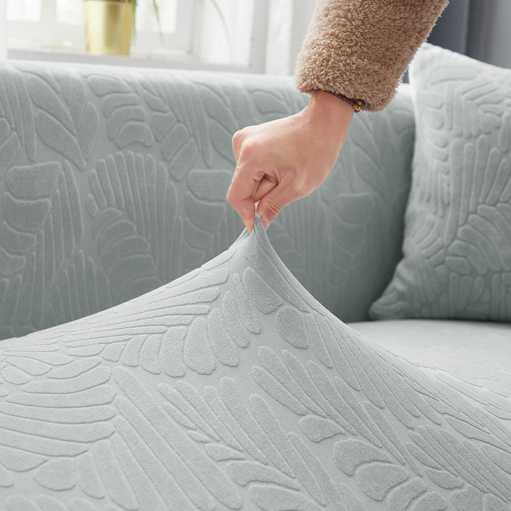 Stretch Couch Covers for 1/2/3/4/5 Seater L Shape Sofa Slipcovers with Elastic Bottom for Kids