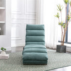 Massage Chaise Lounge Indoor With Remote Control, Ergonomic Electric Massage Lounger