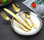 CasaFoyer 24 pcs Stainless Steel Tableware Set with Box