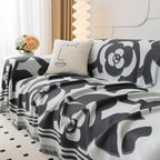 Chenille Sofa Cover Blanket, Couch Cover Blanket Throws for Couches Living Room Furniture Throw Covers