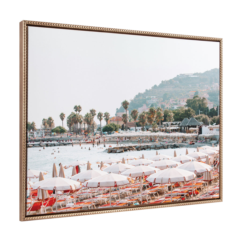 Sylvie Beaded AA  Imperia Framed Canvas by Alicia Abla