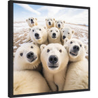 Funny Polar Bear Selfie by The Creative Bunch Studio