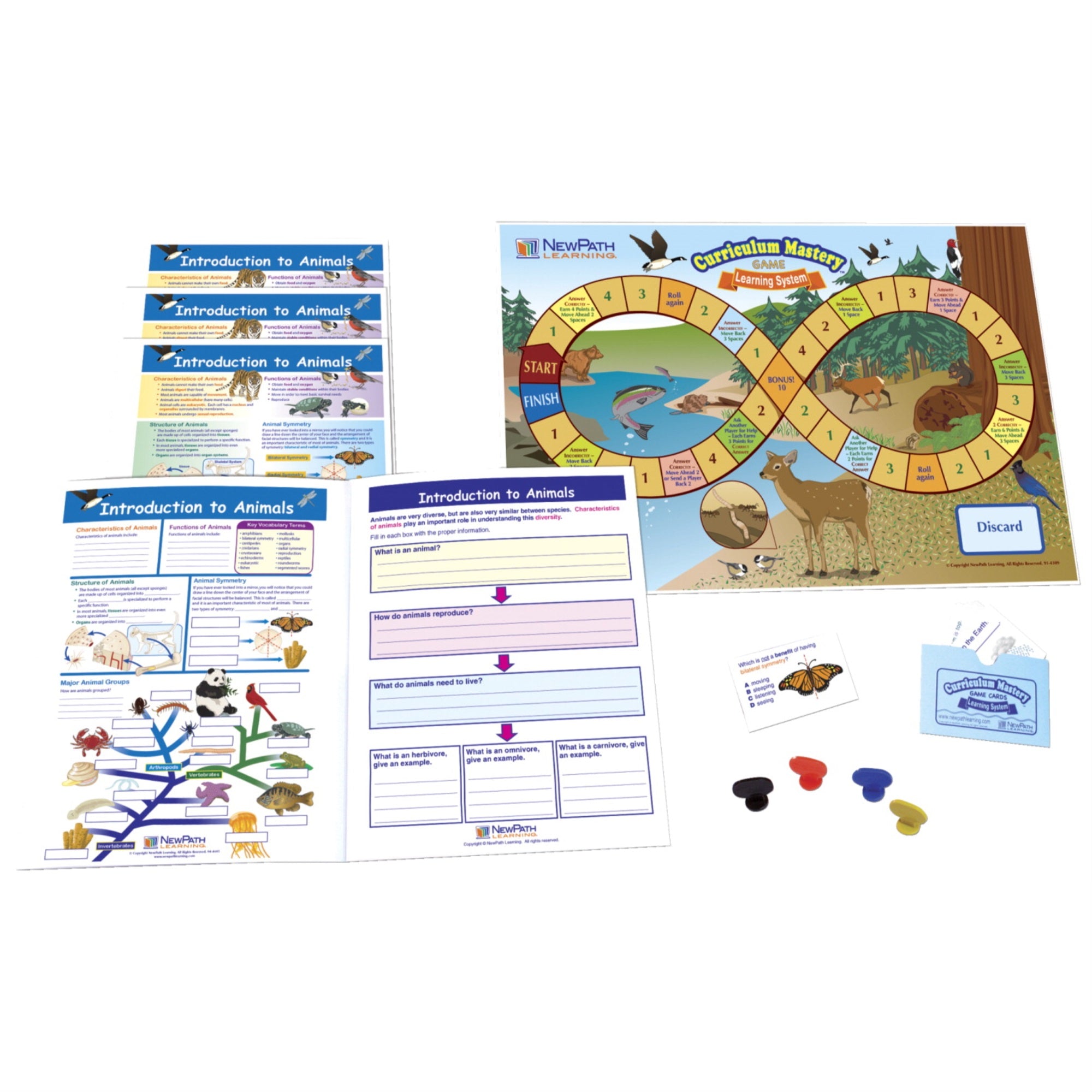 Newpath Introduction To Animals Learning Center, Grades 6 To 8