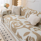 Chenille Sofa Cover Blanket, Couch Cover Blanket Throws for Couches Living Room Furniture Throw Covers