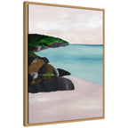 Sylvie Seascape Framed Canvas by Nikita Jariwala