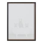 Blake Three Little Bears in Vintage Bathtub Framed Printed Glass by Amy Peterson Art Studio
