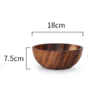 CasaFoyer Acacia wooden bowl wooden tableware