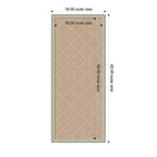 Pinboard Beige Lattice Pattern