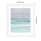 Framed Art Sea and Seagulls by Nikita Jariwala