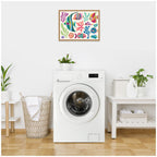 Sylvie Fun Colorful Tropical Fish Framed Canvas by Rachel Lee