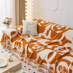 Chenille Sofa Cover Blanket, Couch Cover Blanket Throws for Couches Living Room Furniture Throw Covers