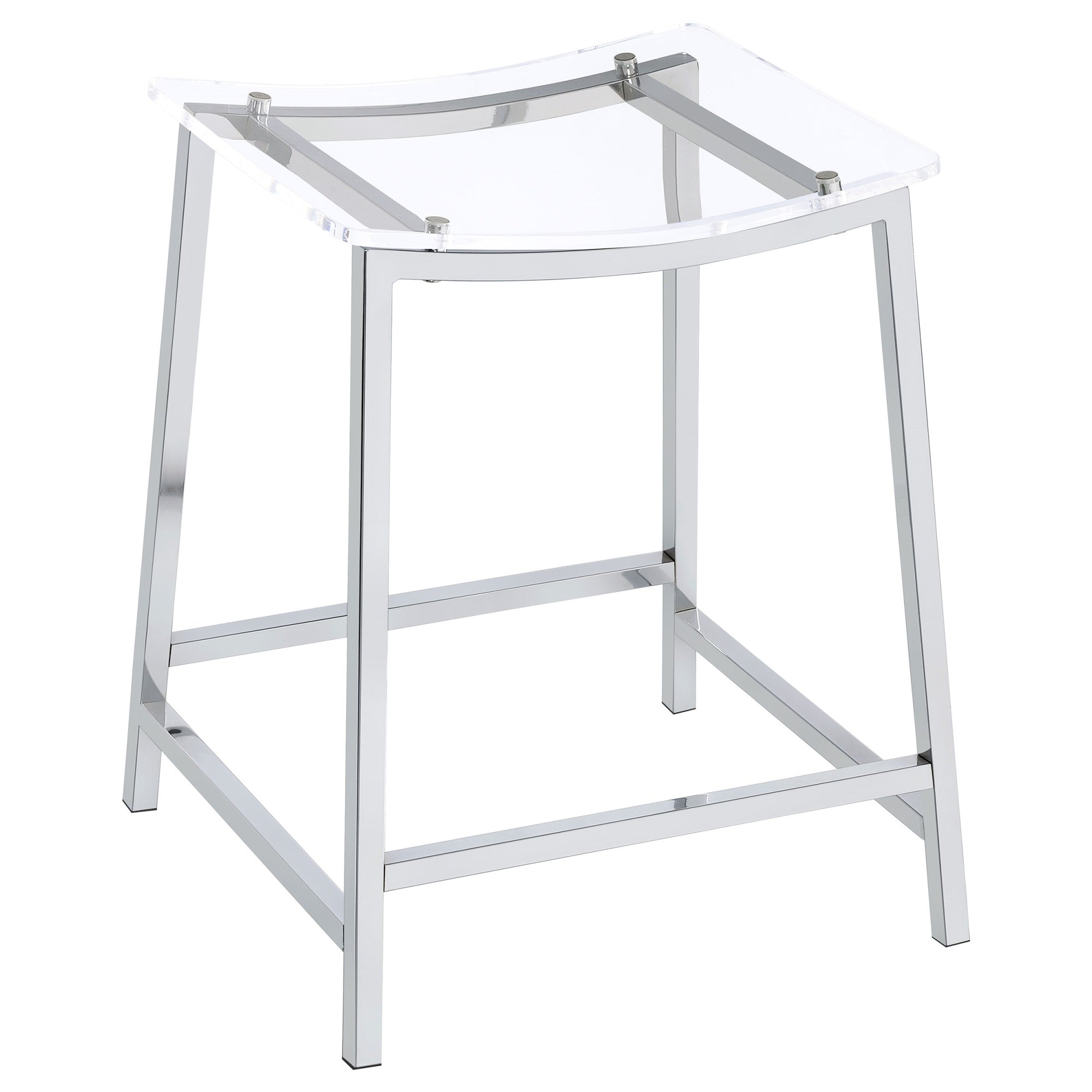 Coaster Jovani Counter Stool (Set Of 2), Chrome