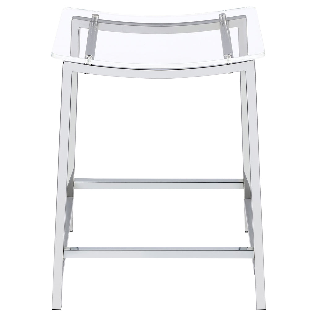 Coaster Jovani Counter Stool (Set Of 2), Chrome