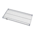 Quantum 1824Gy Wire Shelf, 24 Inch W X 18 Inch D, 600 Lbs Capacity, Carbon Steel, Epoxy Coated, Gray, Nsf