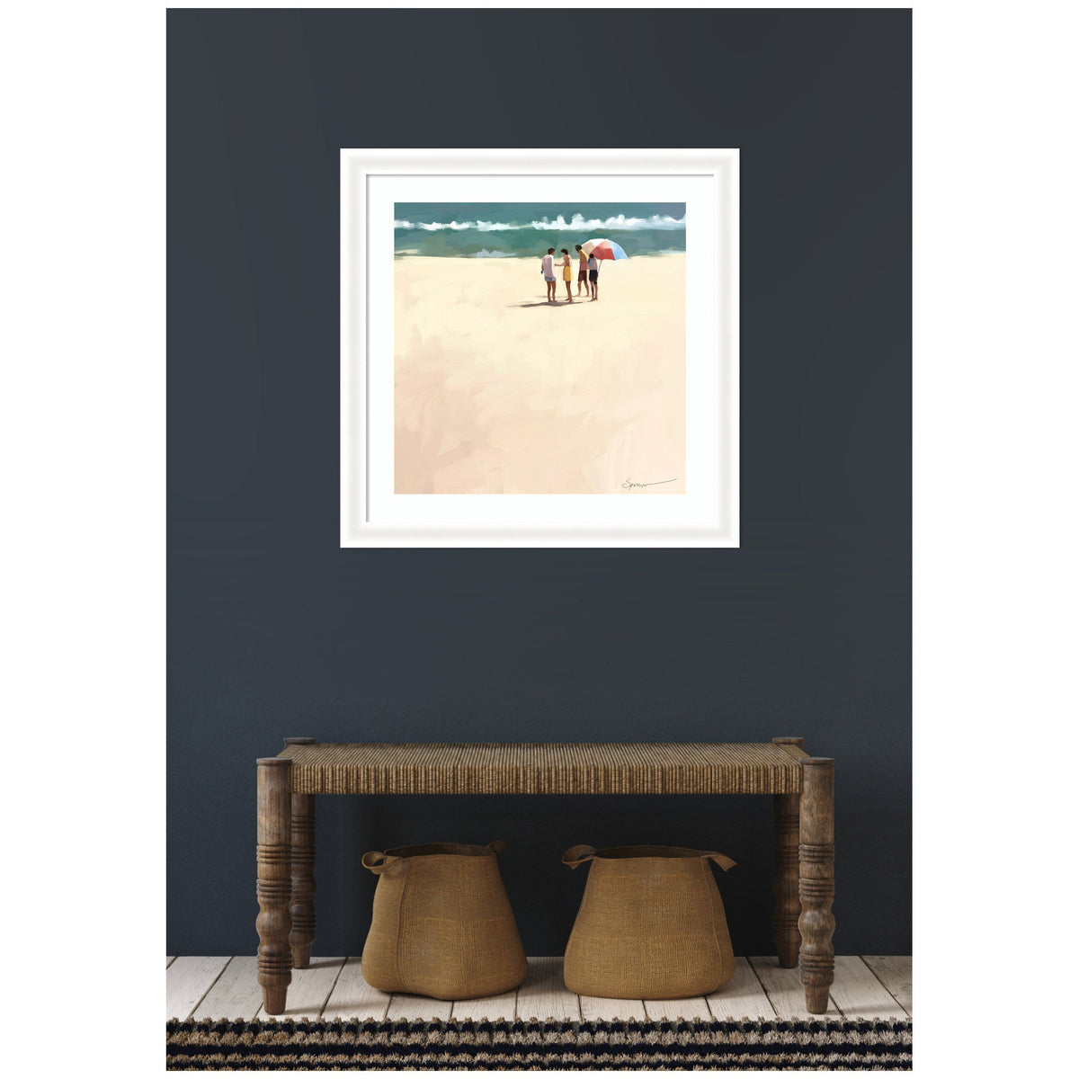 Afternoon Meet Up by Mary Sparrow Framed Wall Art Print