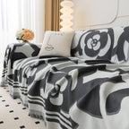 Chenille Sofa Cover Blanket, Couch Cover Blanket Throws for Couches Living Room Furniture Throw Covers