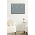 Pinboard Blue Botanical Block Print