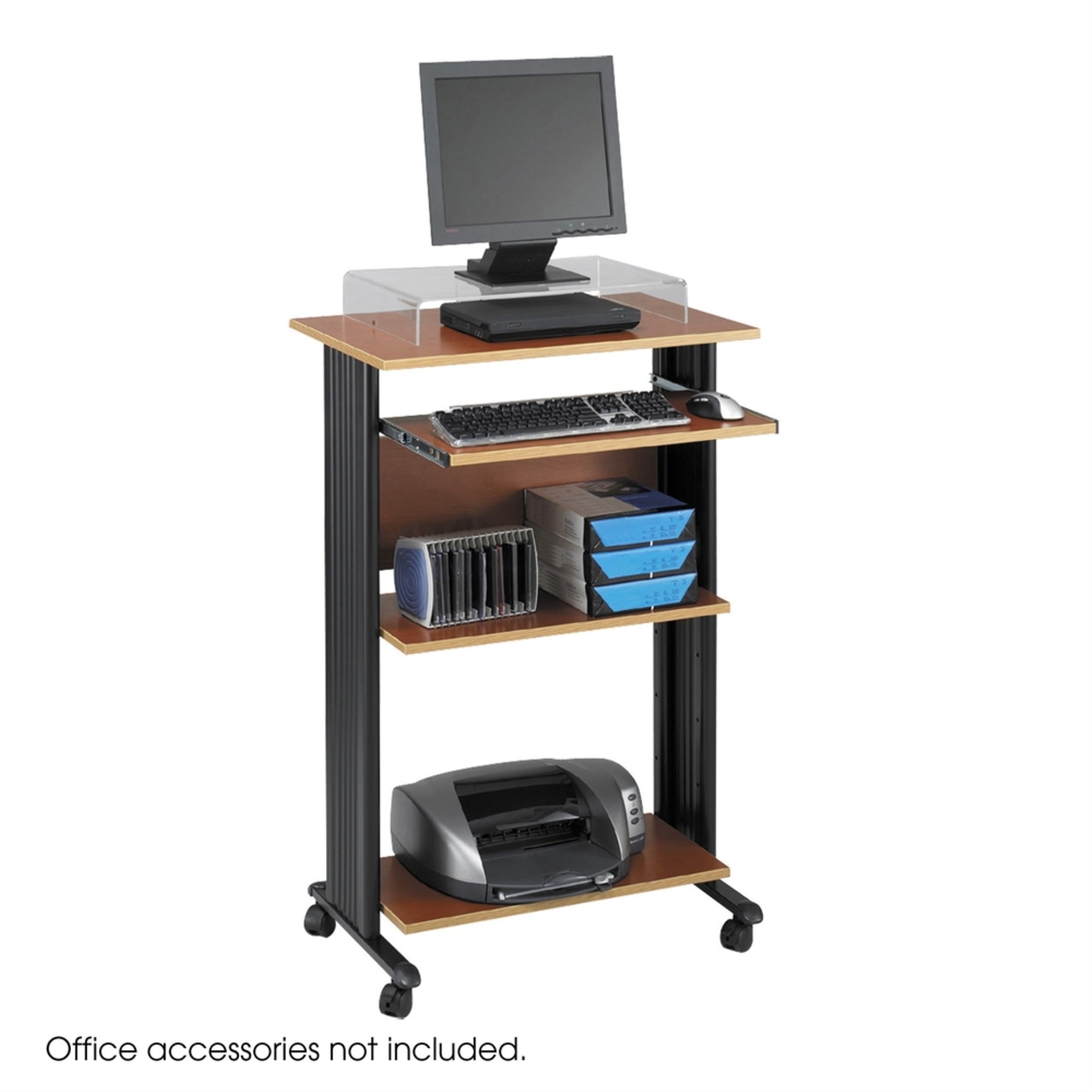 Muv Stand-up Desk Cherry/Black