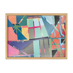 Blake Scaffolding Framed Printed Glass by Caleb Griswold