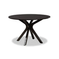 Baxton Studio Jessie Modern and Contemporary Grey Fabric Upholstered and Dark Brown Finished Wood 7Piece Dining Set