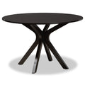 Baxton Studio Mare Modern and Contemporary Transitional Dark Brown Finished Wood 7-Piece Dining Set