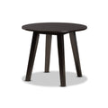 Baxton Studio Derya Modern Transitional Grey Fabric Upholstered and Dark Brown Finished Wood 5-Piece Dining Set
