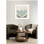 Blue Flower by Gabrielly Guedes Framed Wall Art Print