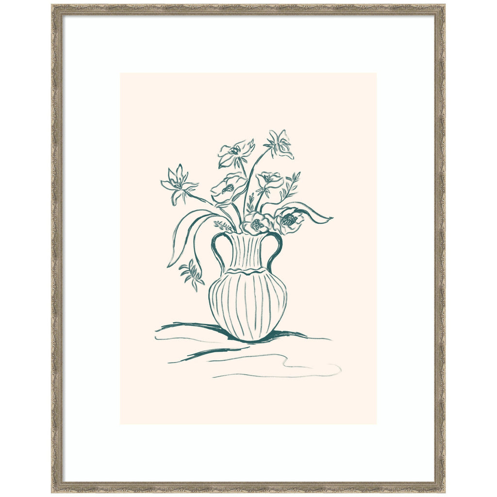 Framed Art Garden Floral by Kate Aurelia Holloway