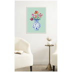 Tulip Vase by Lucia Gianello Framed Canvas Wall Art Print