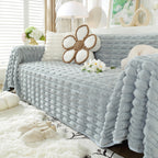 Fluffy Faux Fur Couch Cover Plush Sofa Throw, Warm & Stylish Sofa Protector