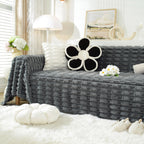 Fluffy Faux Fur Couch Cover Plush Sofa Throw, Warm & Stylish Sofa Protector