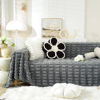 Fluffy Faux Fur Couch Cover Plush Sofa Throw, Warm & Stylish Sofa Protector