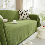 Chenille Herringbone Couch Protector Blanket, Stylish Throw Blankets for Couch and Couch Throw Cover