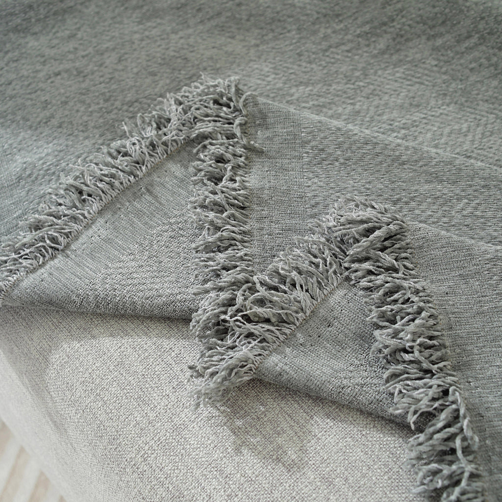 Chenille Herringbone Couch Protector Blanket, Stylish Throw Blankets for Couch and Couch Throw Cover