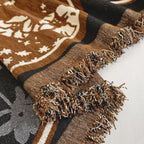 Modern Retro Sofa Throw - Decorative, Washable Chenille Blanket & Couch Protector