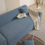 3D Jacquard Leaf Pattern Couch Slipcover, High Stretch Washable Textured Sofa Cover
