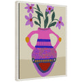 Sylvie Petals of Passion Framed Canvas by Inkheart Designs