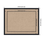 Pinboard Black Scallop Print