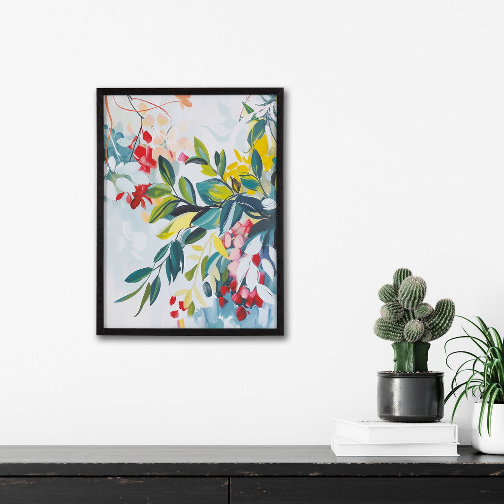 Gallery Jewel Tone Botanical Abstract Print by The Creative Bunch Studio