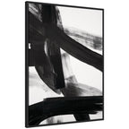 Black Mark No. 1 by Amy Lighthall Framed Canvas Wall Art Print