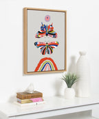 Sylvie Butterflies Framed Canvas by Rachel Lee of My Dream Wall