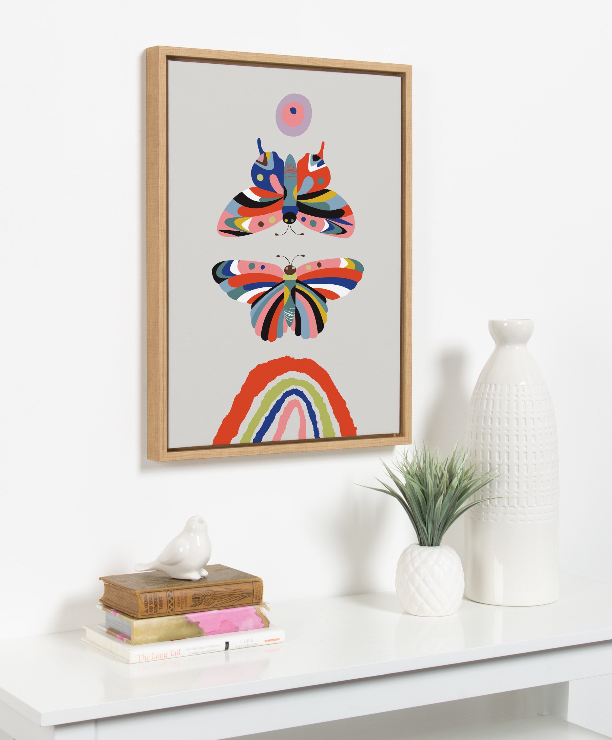 Sylvie Butterflies Framed Canvas by Rachel Lee of My Dream Wall