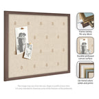 Pinboard Beige Botanical Block Print