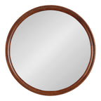 Hatherleigh Round Wood Wall Mirror