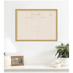 Framed Fabric Pinboard Linen Vintage Post Card Wall Organization