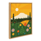 Sylvie Mt Rainier Framed Canvas by Amber Leaders Designs