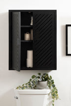 Mezzeta Tall Wood Bath Cabinet