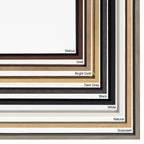 Sylvie Blank Framed Canvas 18x40