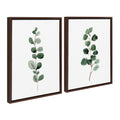 Sylvie Eucalyptus Framed Canvas Set by Maja Mitrovic