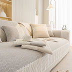 Herringbone Sofa Protector Cover, Non-Slip Couch Cover for Seat, Back & Arms